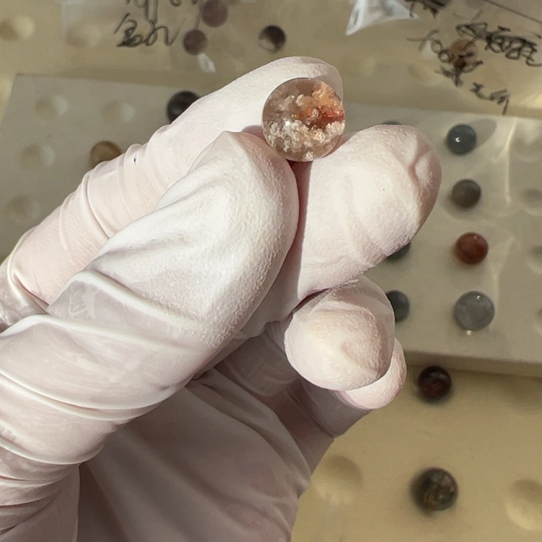 水晶幽灵8.5mm打孔不退换未镶嵌X****睡