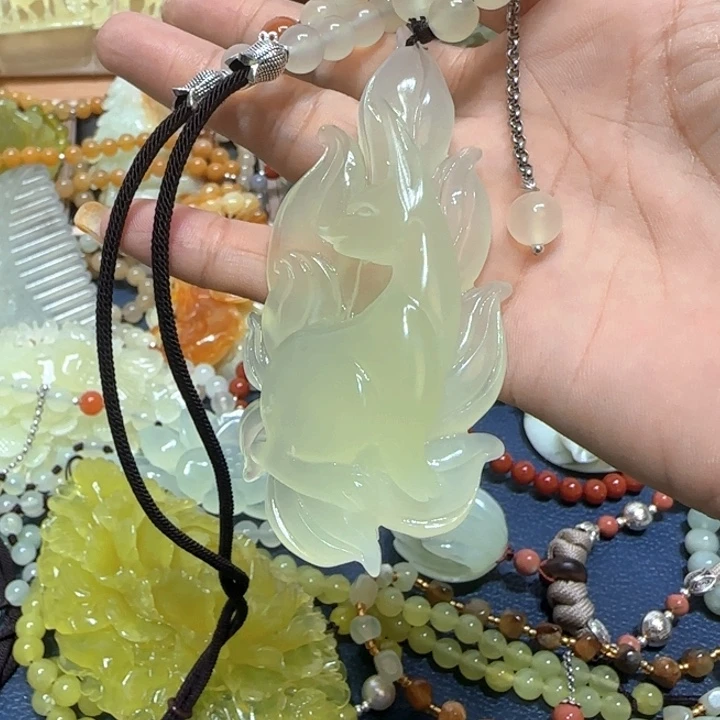 合金蛇纹石玉吊坠我**翔