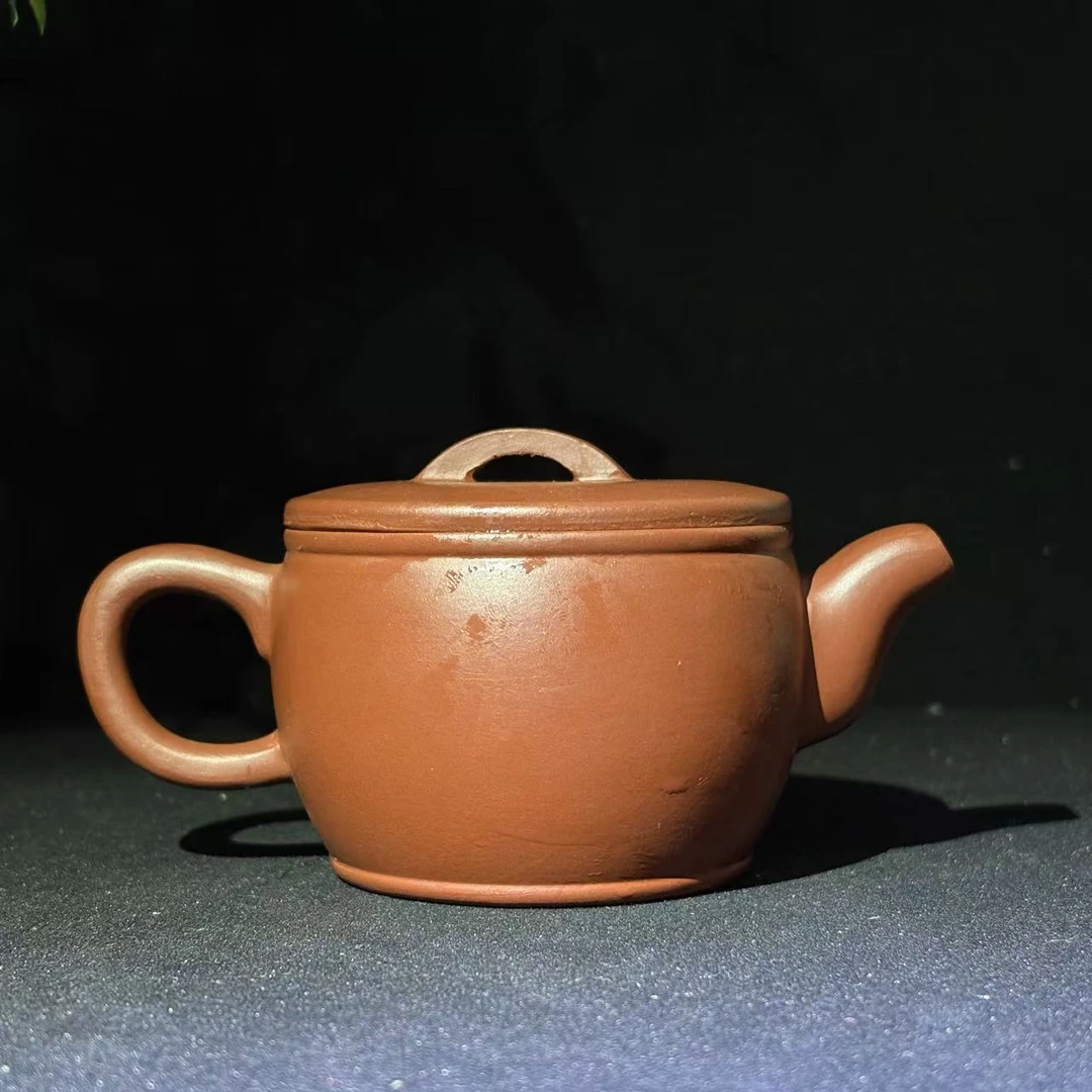 宜兴紫砂小品光器汉瓦  大红袍  郝华成