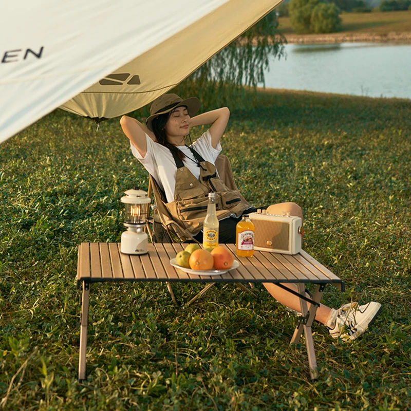 利快折叠椅子 月亮椅户外椅子 带折叠包 展会专享