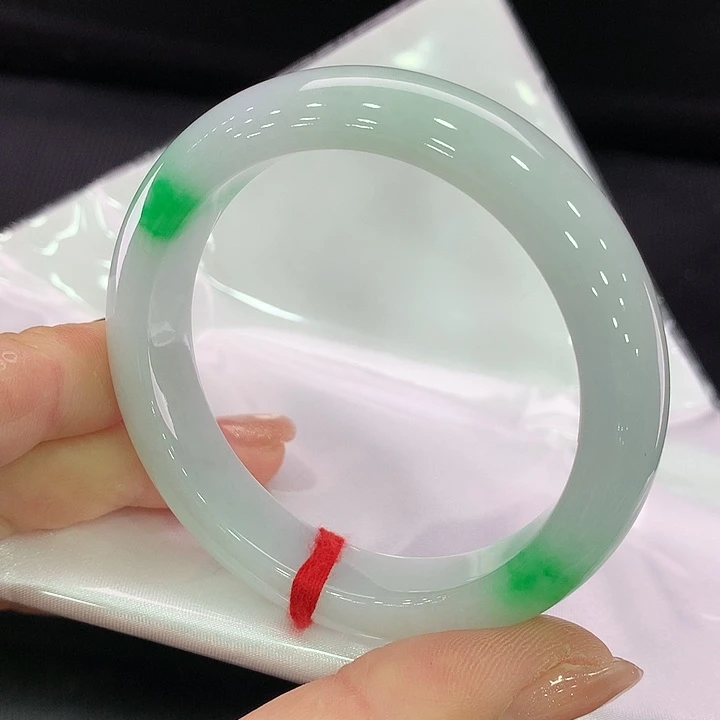 翡翠手镯未镶嵌正圈52-53