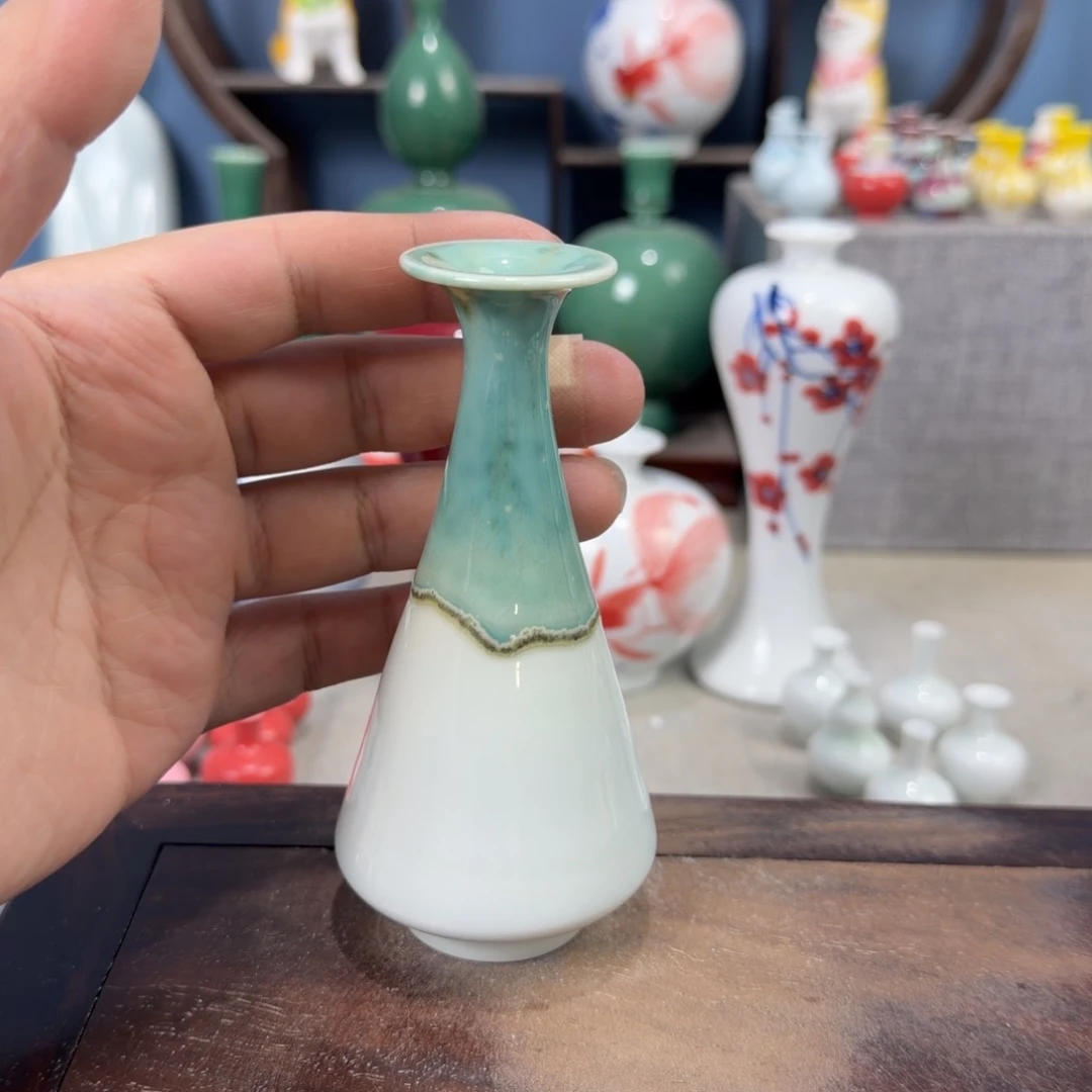 陶瓷手工小花器摆件