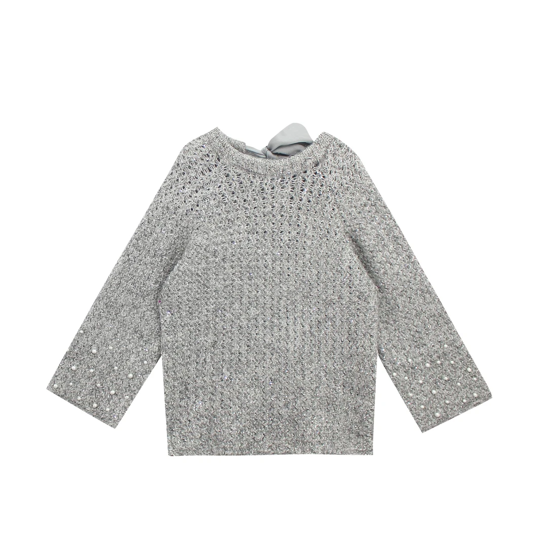 2025秋冬季百搭针织衫时尚宽松套头高级灰色毛衣242711J060【Z】