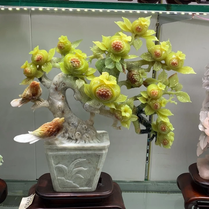 玉家居摆件寓意多子多福