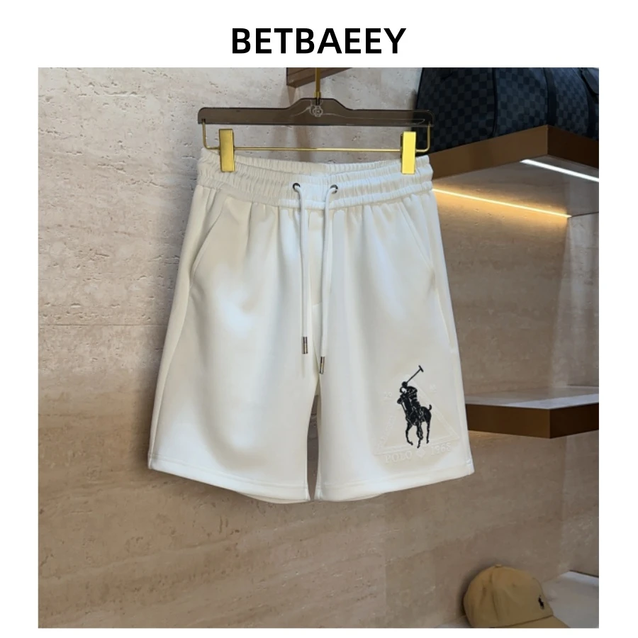 【高端定制】男女潮牌休闲情侣百搭宽松直筒情侣短裤H1012