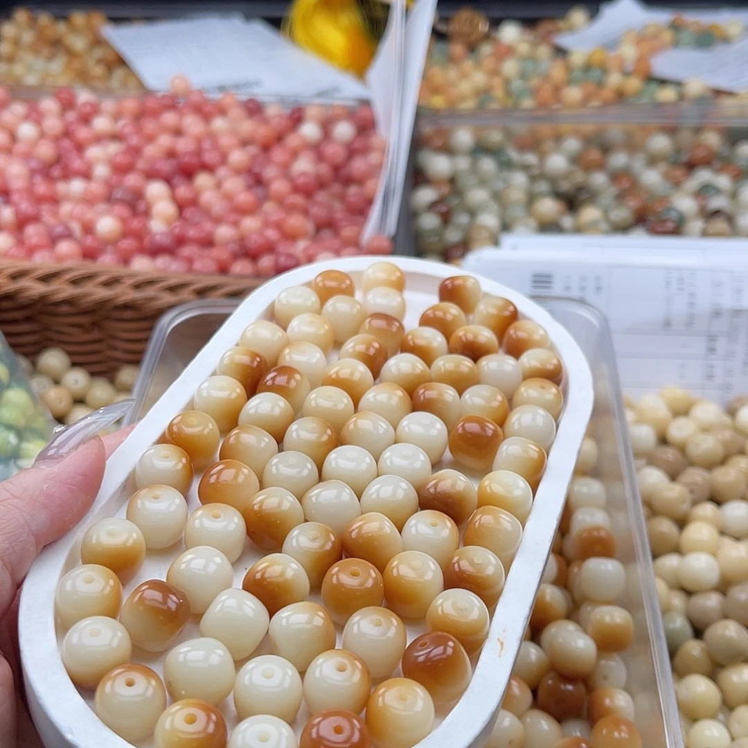 白玉菩提吊坠q12mm/20+20颗