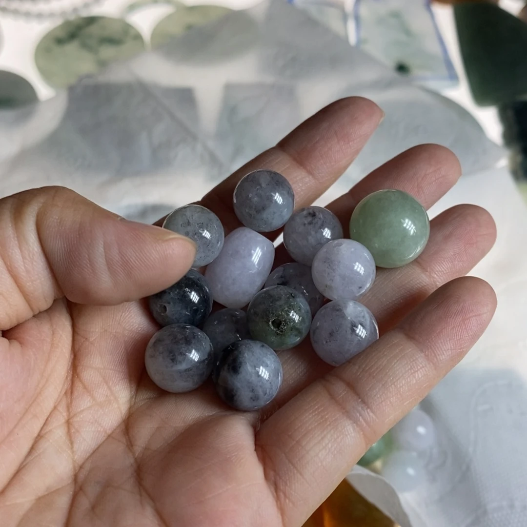 ×***鰆未镶嵌手链翡翠珠子