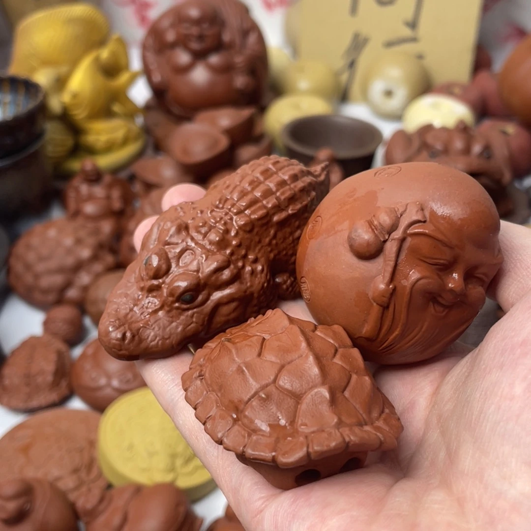 紫砂茶宠紫砂瑕疵