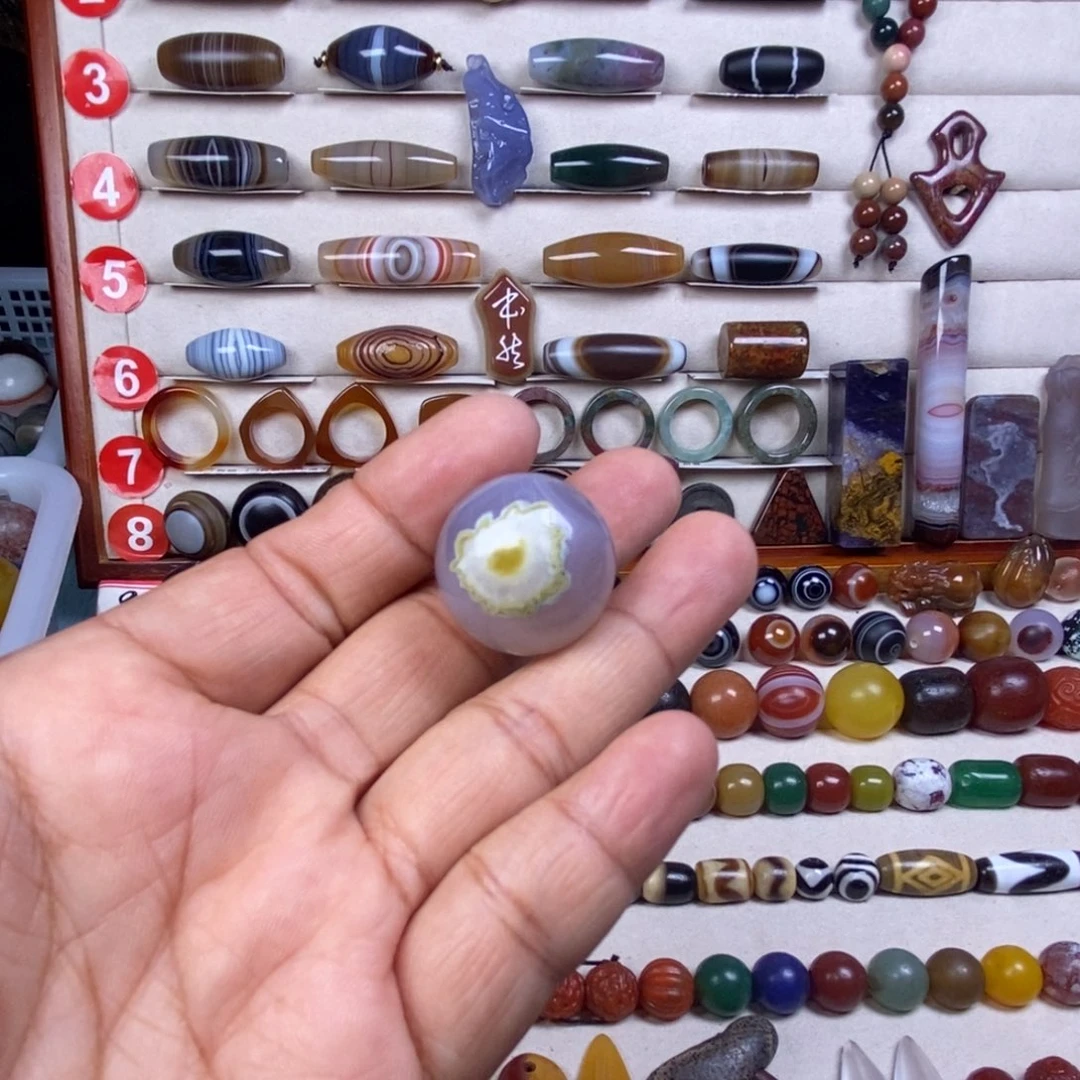 玛瑙/玉髓珠宝奇石未镶嵌爱*谁