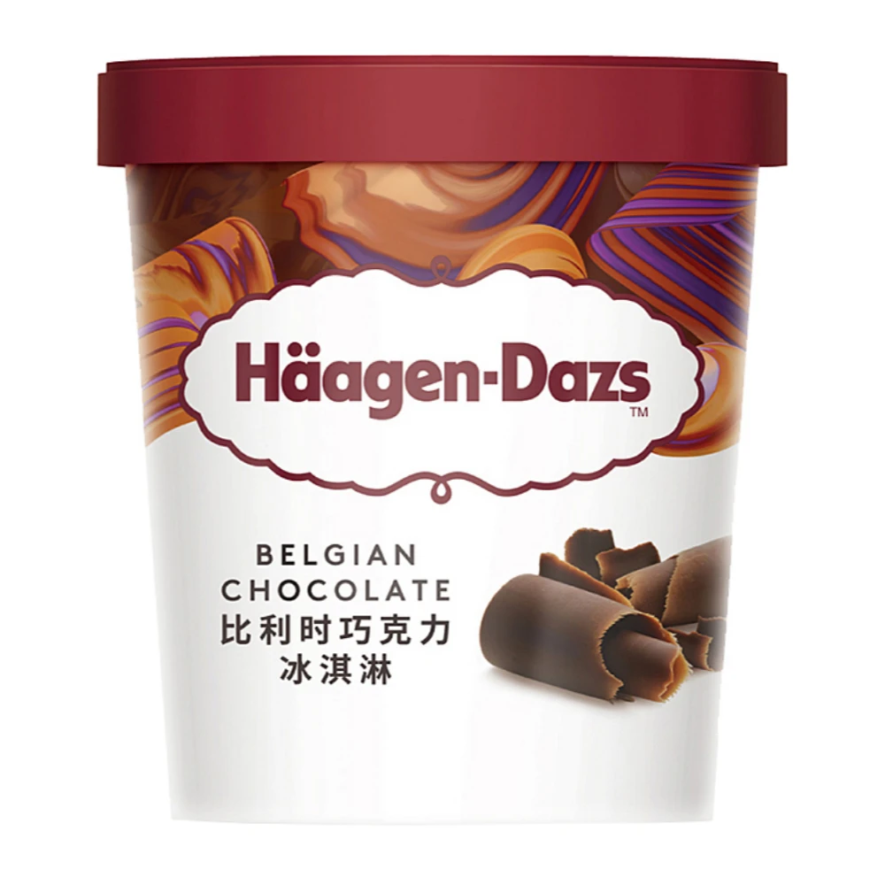 哈根达斯 比利时巧克力冰淇淋 392g 法国进口