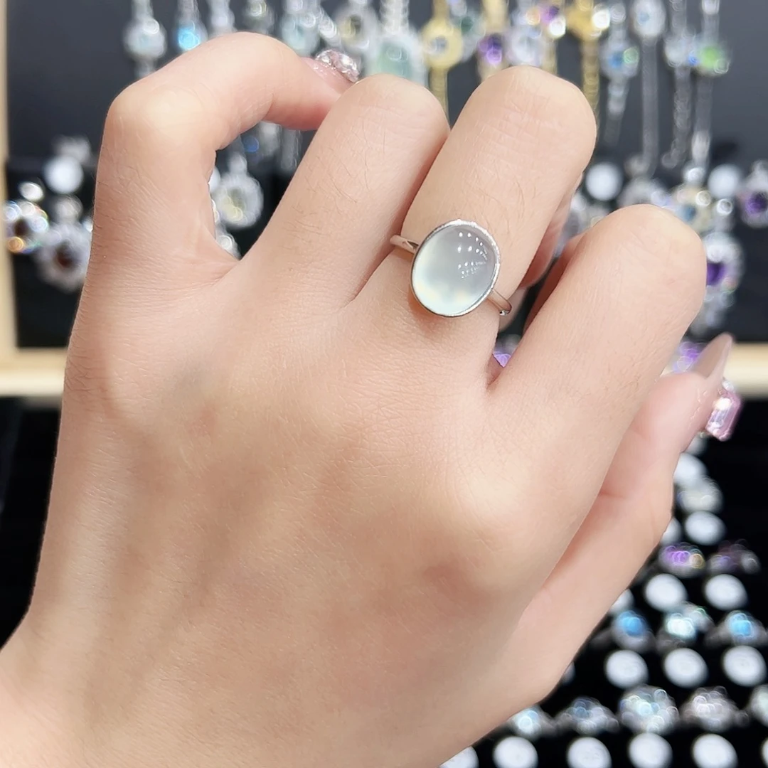 烟晶手链银S925镶嵌天然