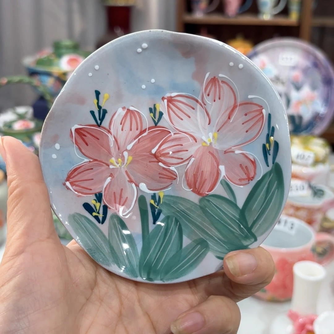 景德镇手绘高温釉下彩陶瓷茶具