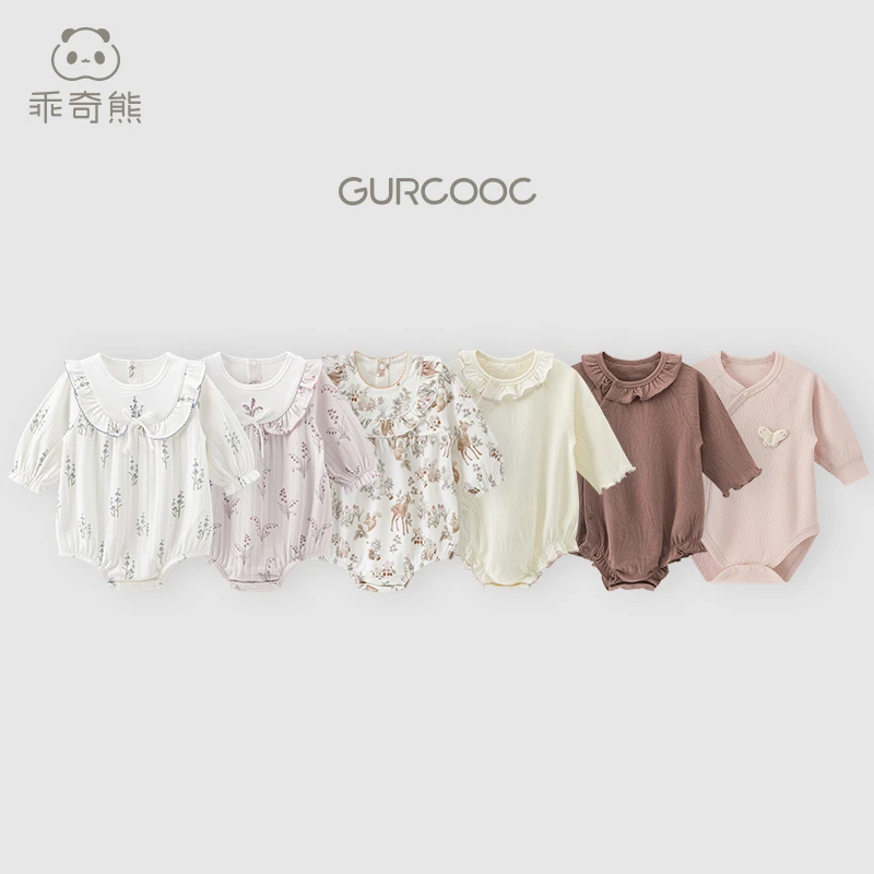 【春秋包屁衣】纯棉长袖打底包屁衣宝宝无骨睡衣三角哈衣