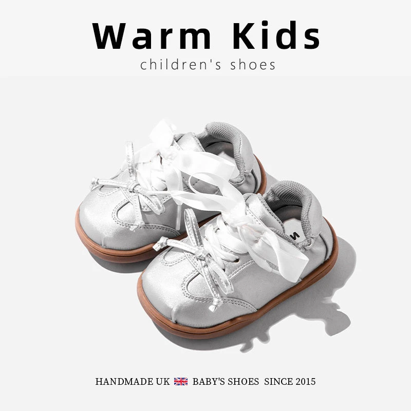 女小童宝宝甜美洋气休闲板鞋春秋新款小女孩学步运动鞋儿童单鞋