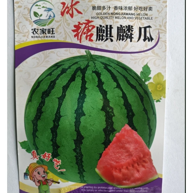 【满5包包邮】【全场满5包发货】冰糖麒麟西瓜种子