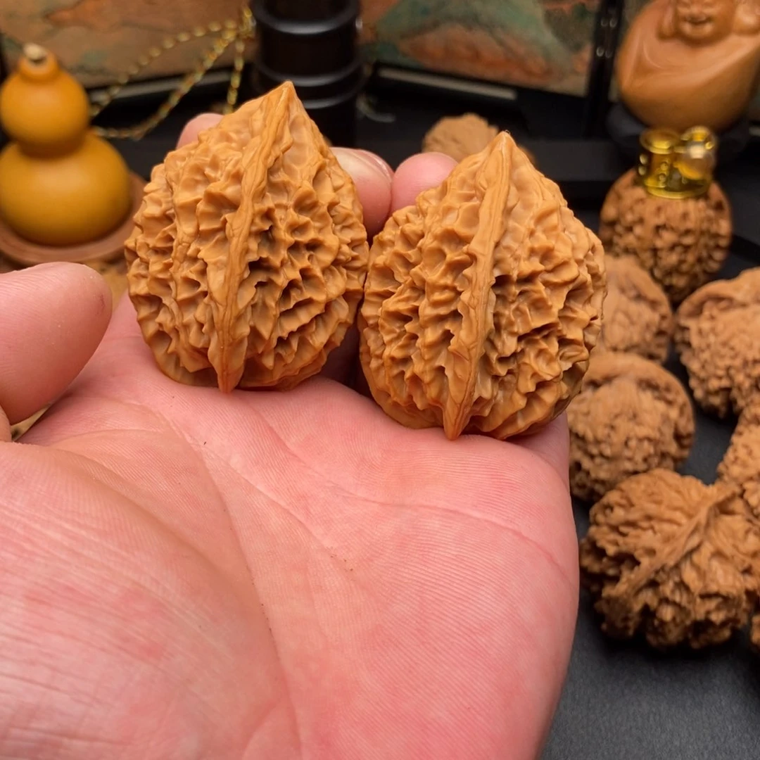 文玩核桃吊坠精**伙招财鼠38全