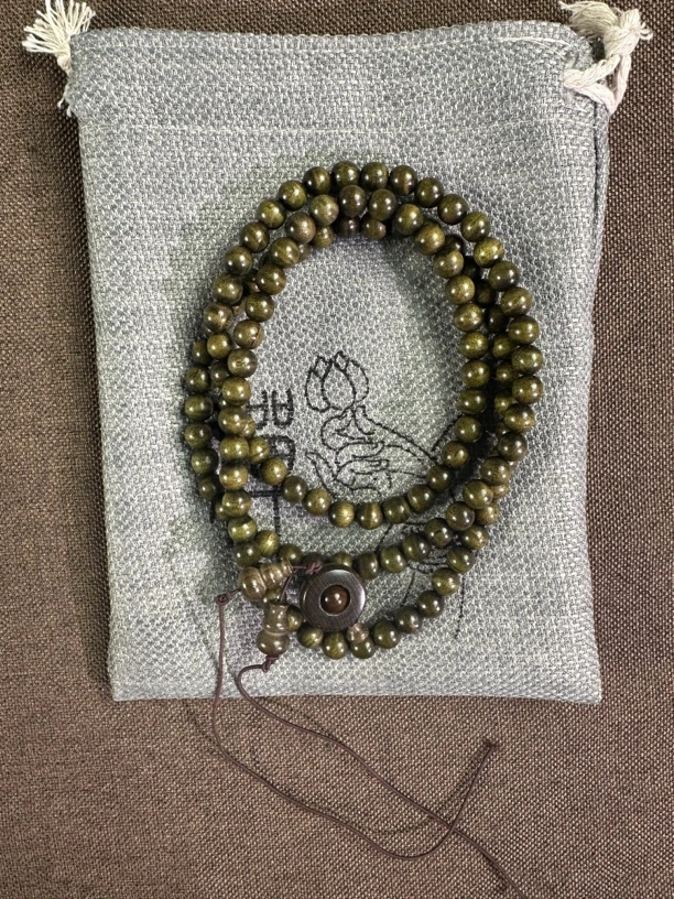 金丝楠阴沉木0.8多圈手串手持盘玩高质量文玩串珠手工手串