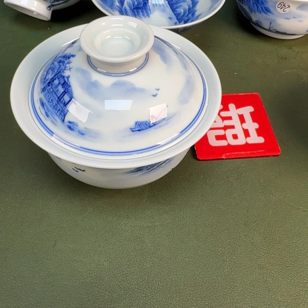 陶景德镇纯手绘茶具圆圆254