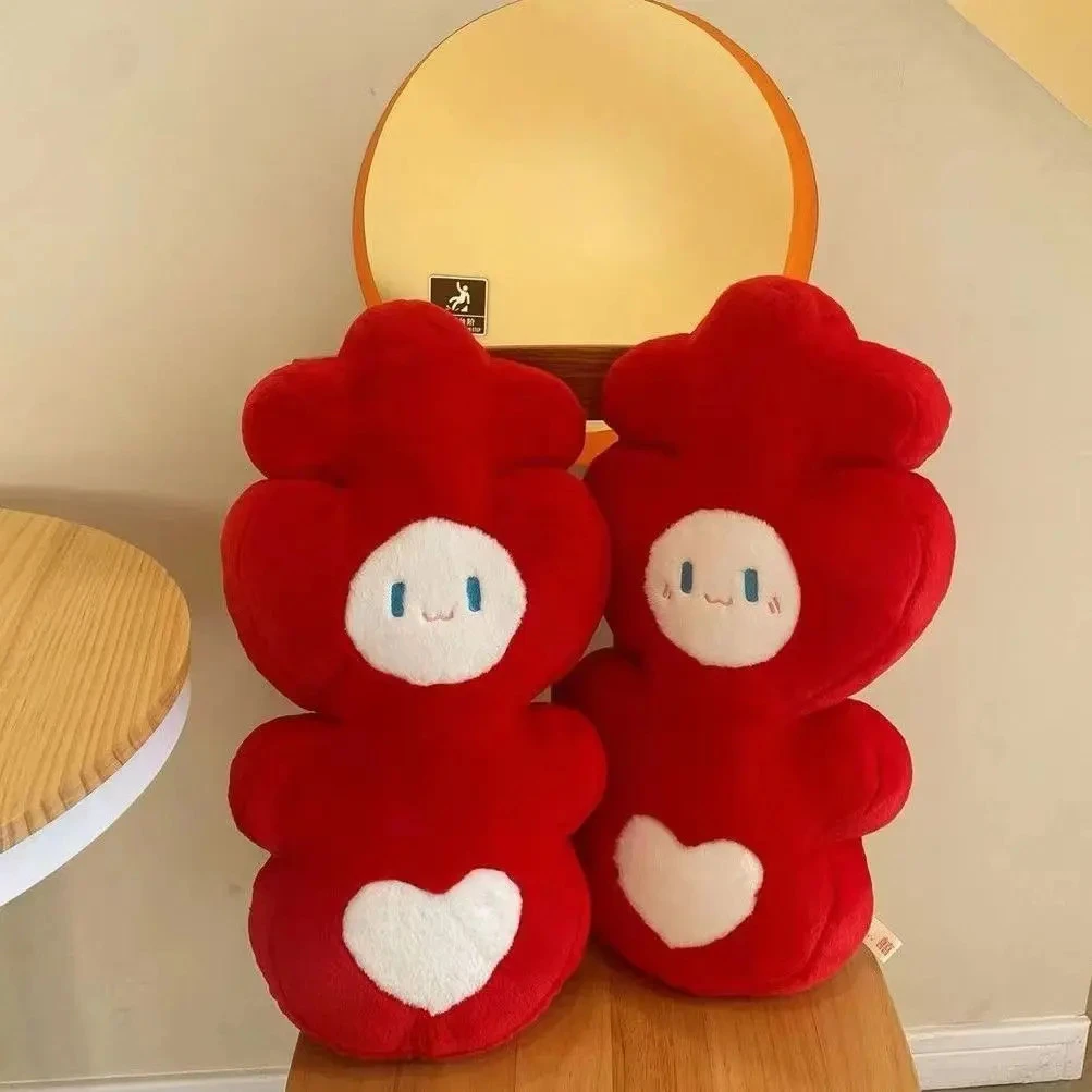 红色可爱结婚喜字抱枕装饰压床娃娃新婚婚房公仔床上靠枕礼物婚庆