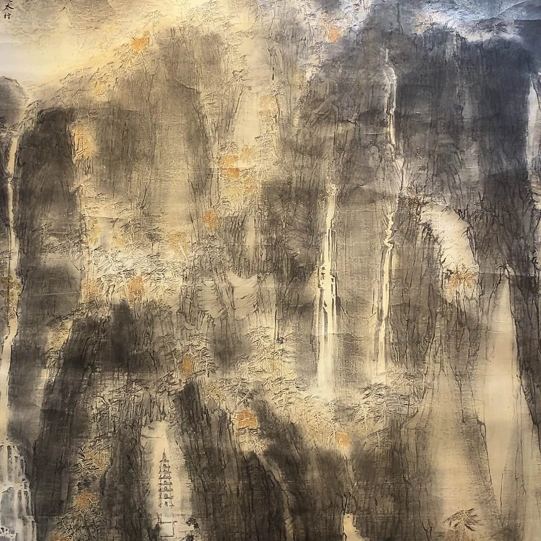 善***行国画梁勇老师作品