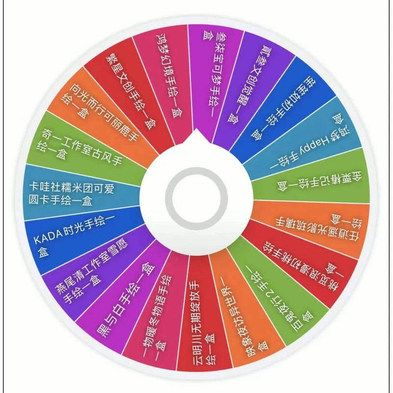 【贝】【开心大转盘】手绘混合大转盘（默认代拆）