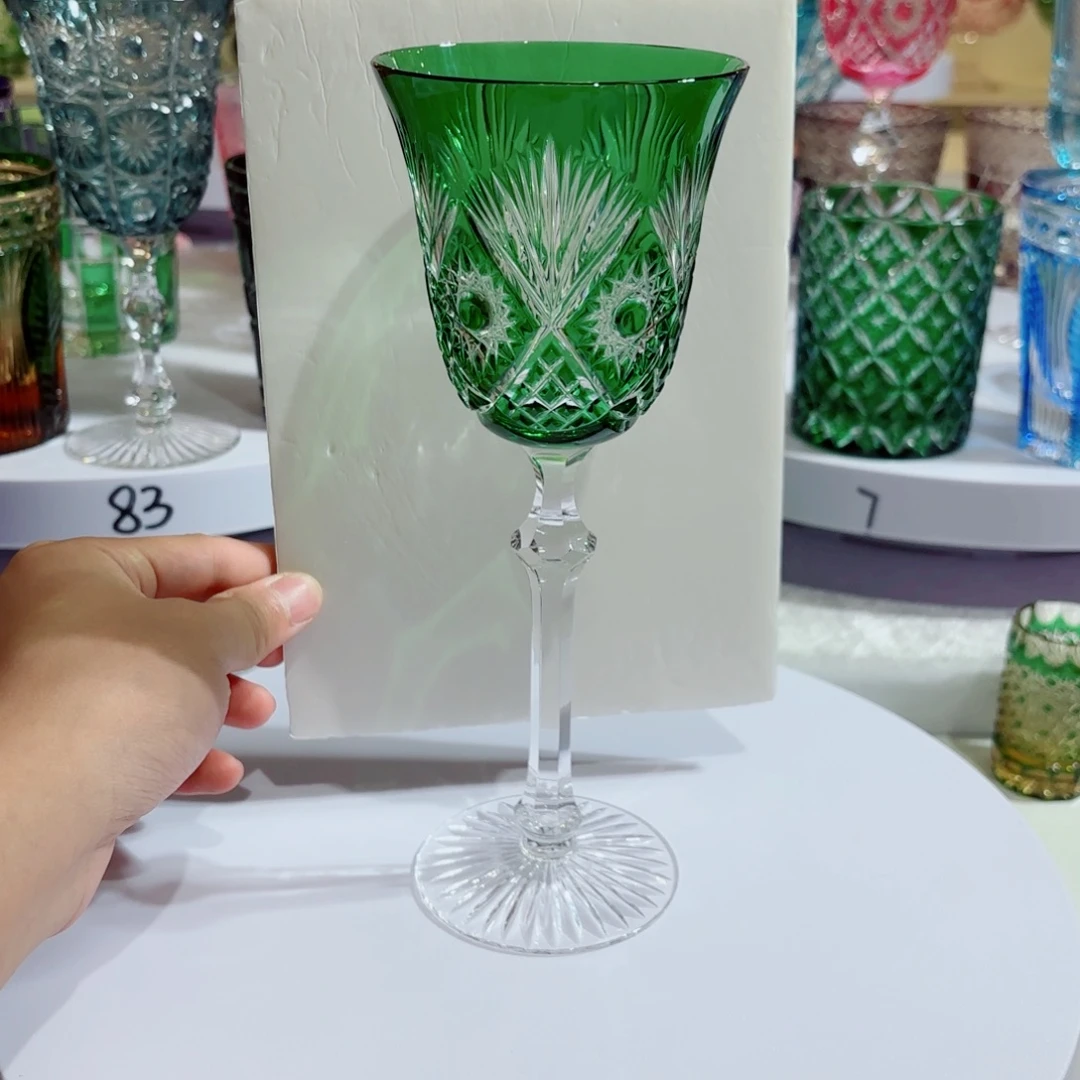 水晶玻璃手柄款-红酒杯