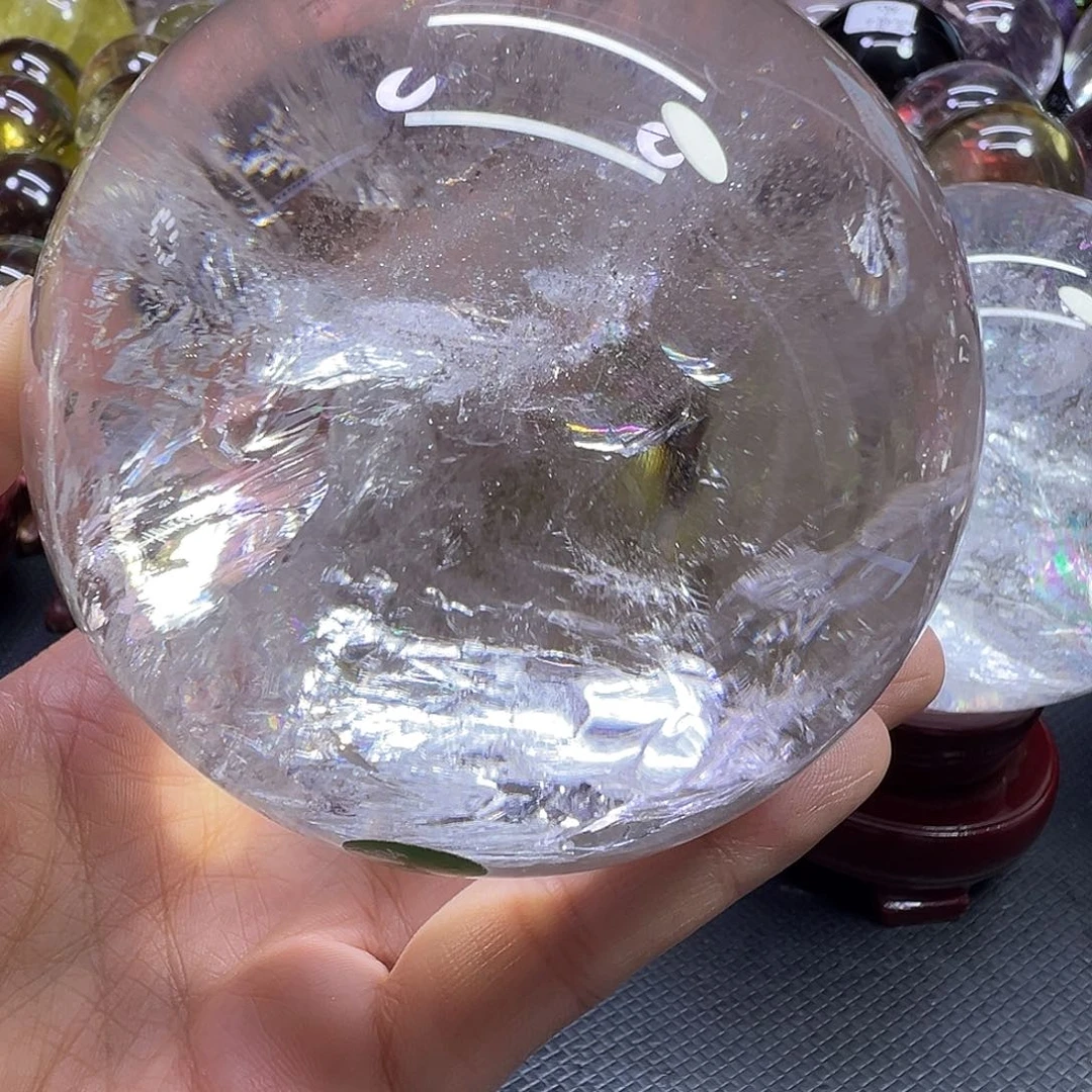 汐***玥珠宝半成品水晶未镶嵌L904yb