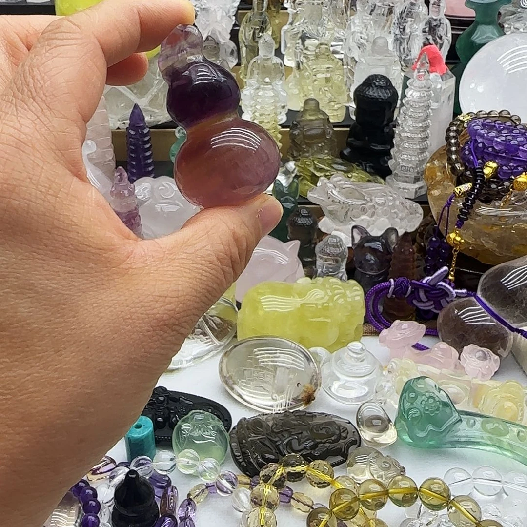 车挂水晶未镶嵌摆件