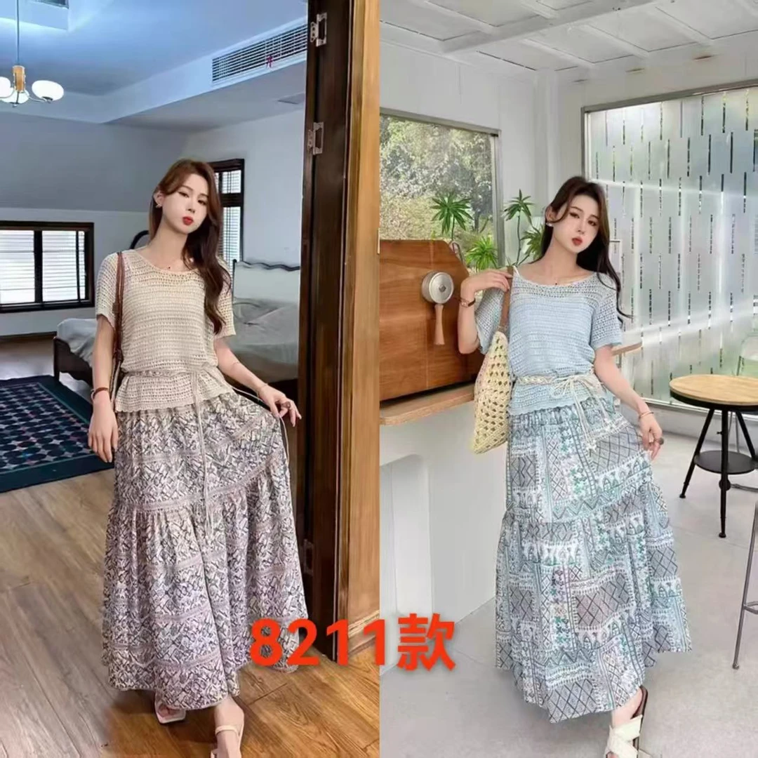 DS52212回味依衣高级感时尚设计师款两件套套裙