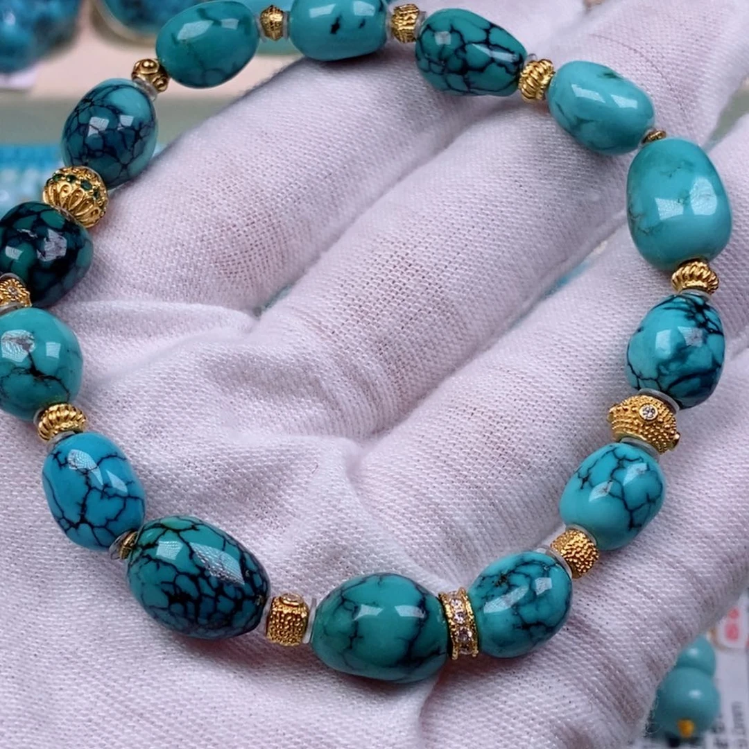 绿松石珠宝奇石未镶嵌天****爹