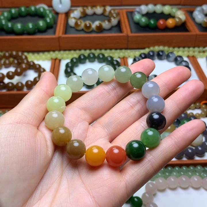 和田玉手串未镶嵌