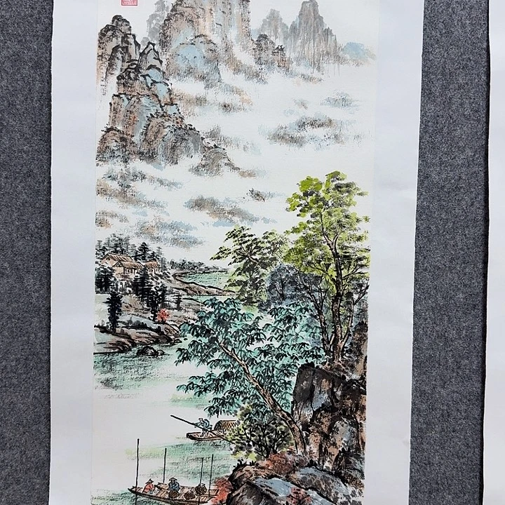 国画孙建平老师手绘作品