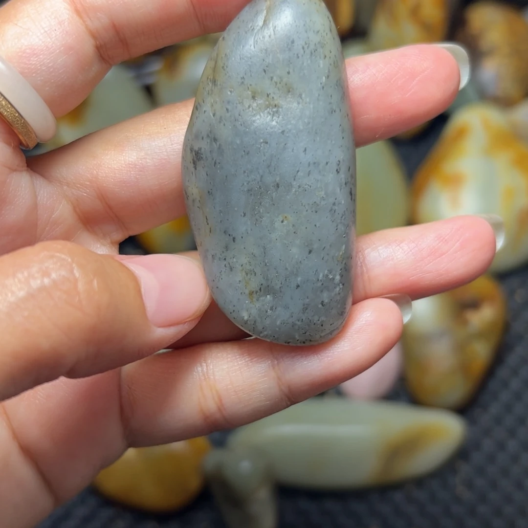 和田玉未镶嵌挂件70