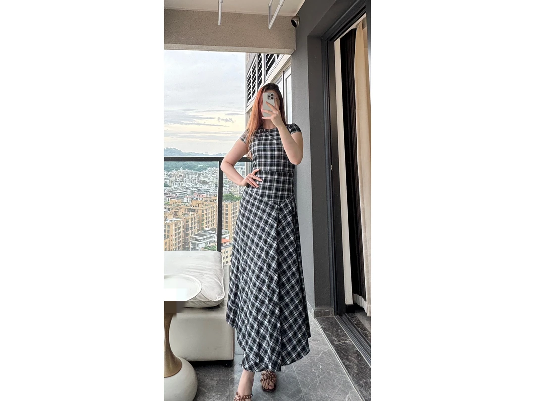 LYDIYA 格子连衣裙