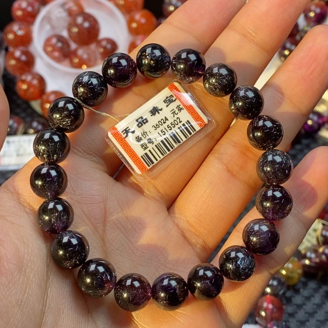 水晶手链未镶嵌紫超七1515502