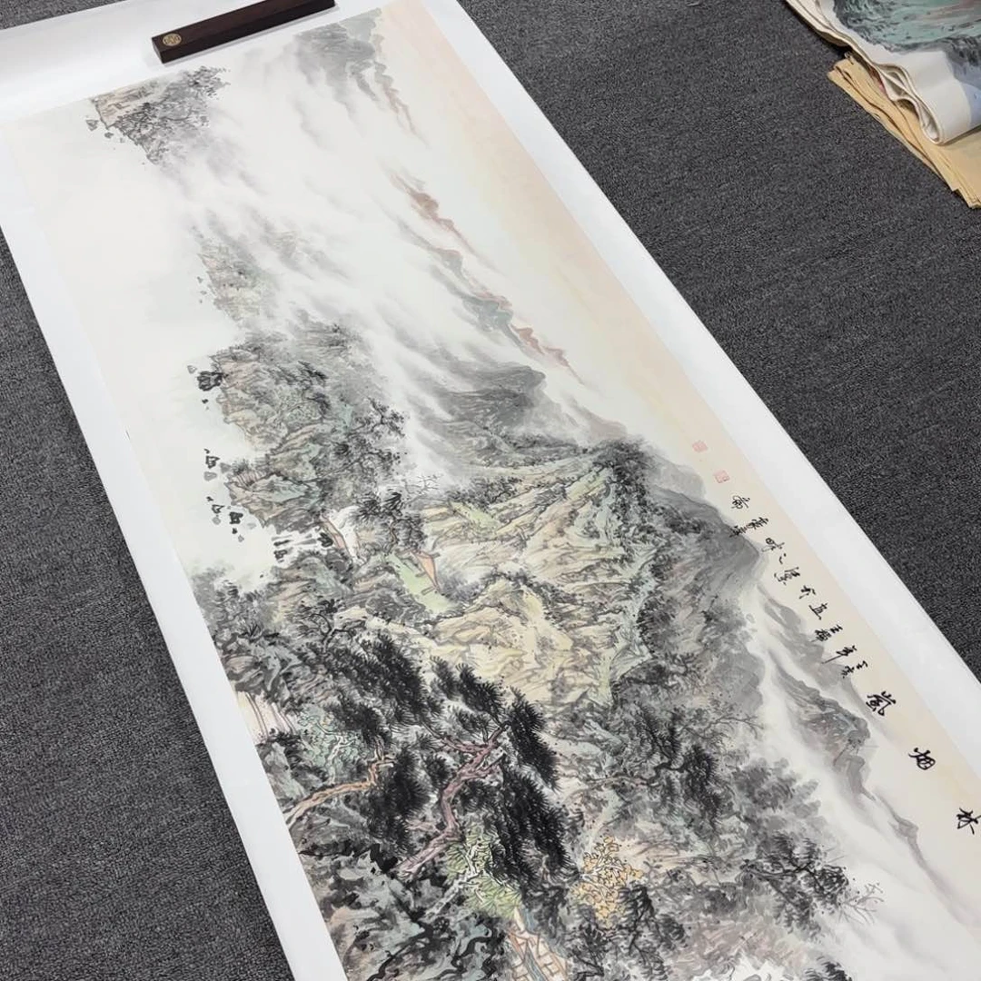 国画杭州西湖风景名胜旅游