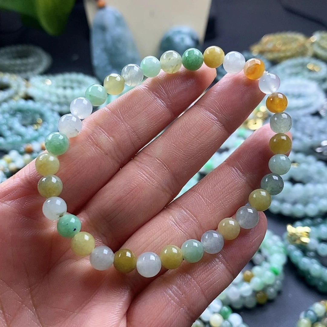 翡翠未镶嵌手链缅甸翡翠A