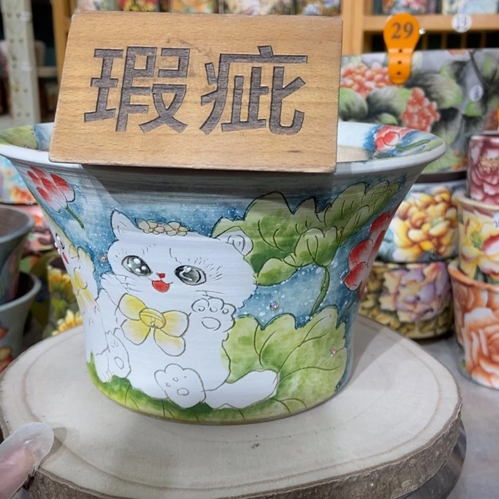 红陶景德镇艺术手绘作品