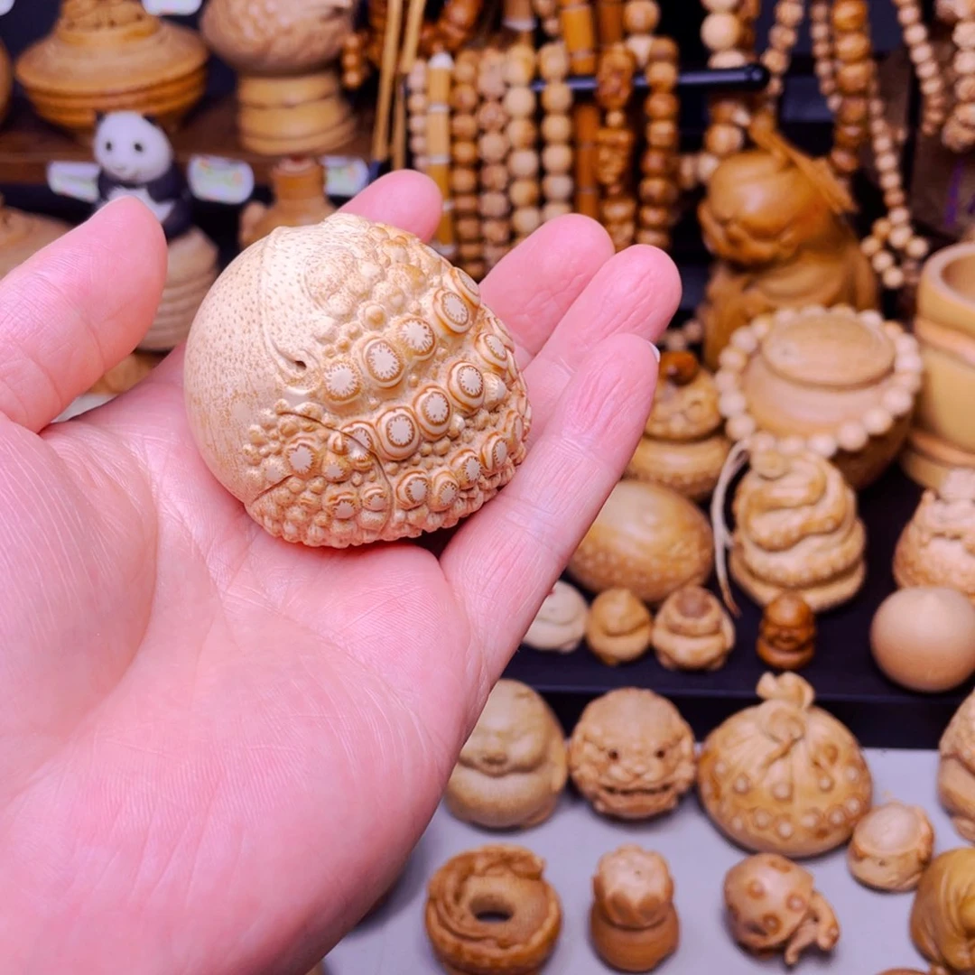 竹竹根雕金蟾把玩件