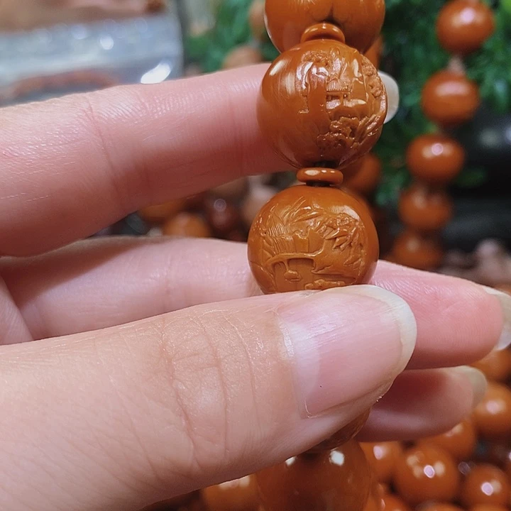 橄榄核手串/手链.****.山水17