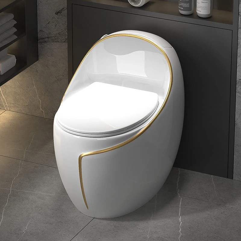 创新鸡蛋型个性创意家用卫生间虹吸式潮州马桶坐便器广东潮州马桶