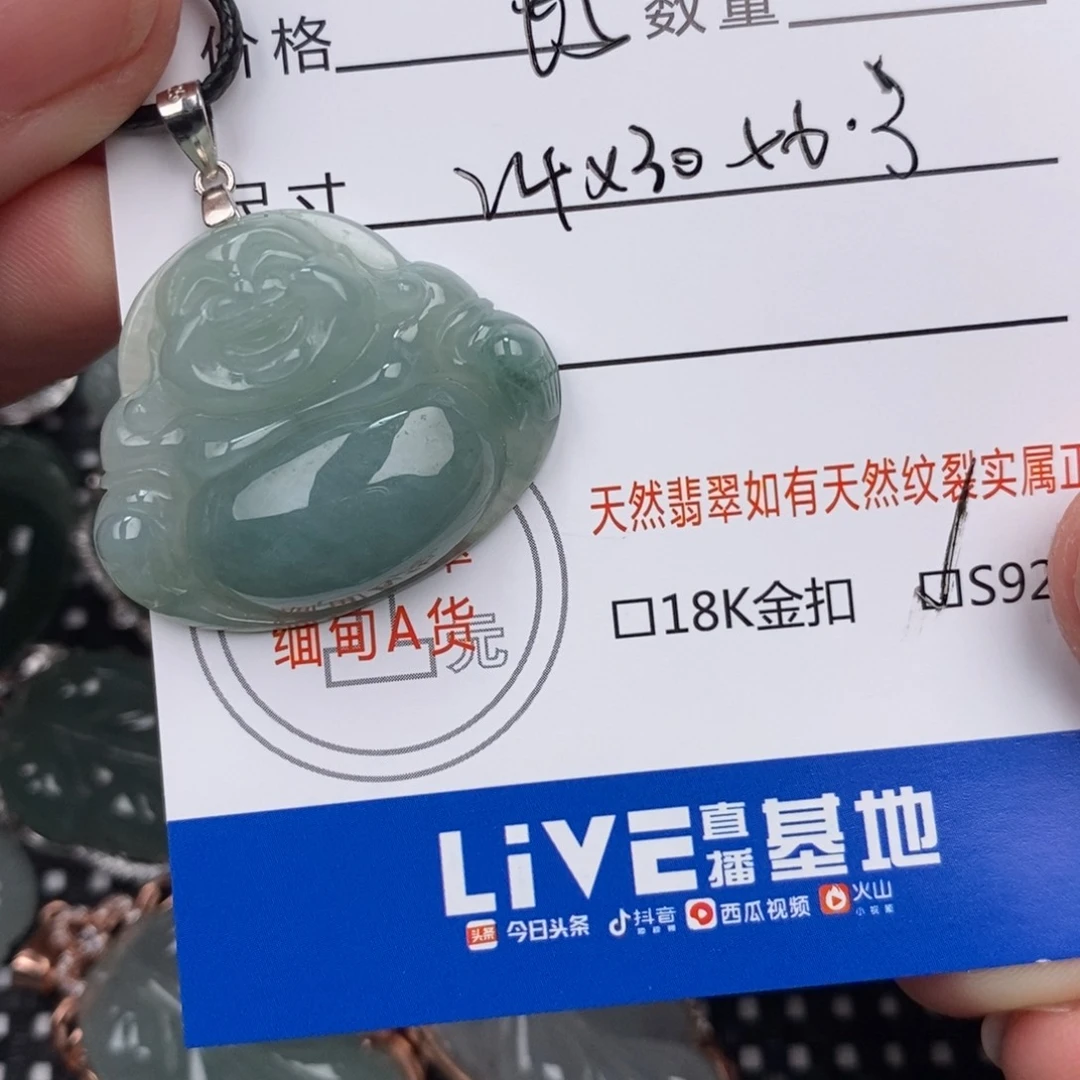 翡翠银S925镶嵌颈饰
