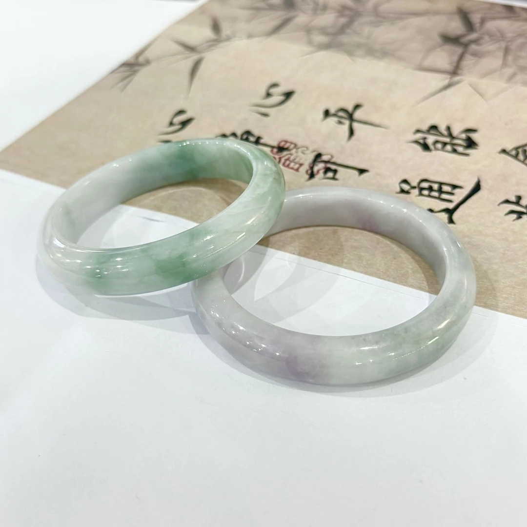 【小宝珠宝】10 T82368-翡翠手镯-多样性发一件-9x6mm