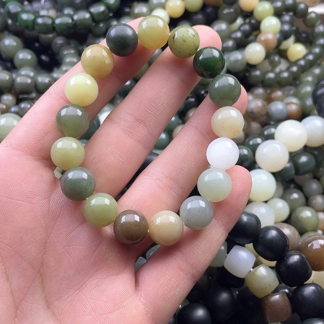 和田玉手串未镶嵌