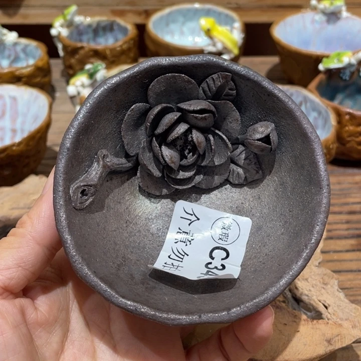 618大促手工制作陶瓷茶具茶杯