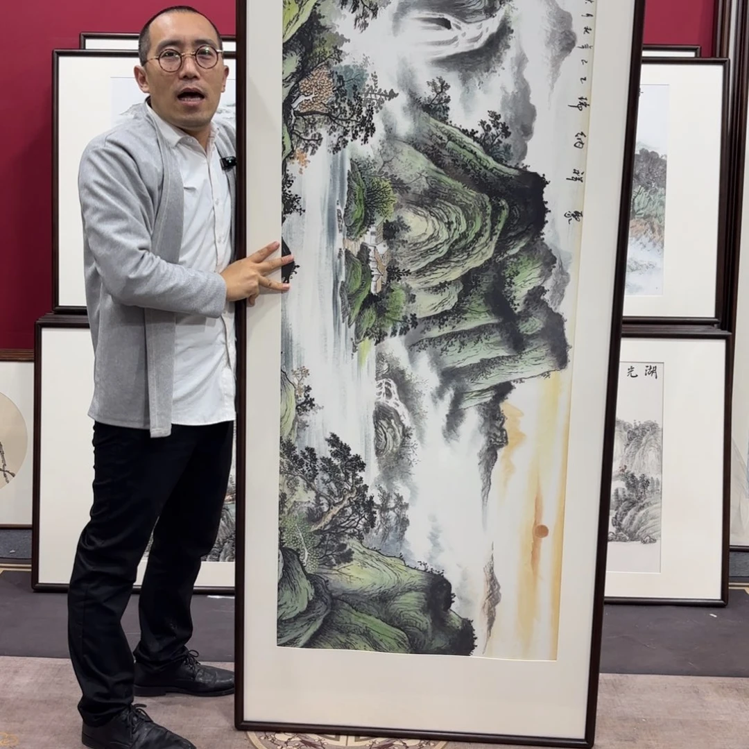 国画手绘作品210/80