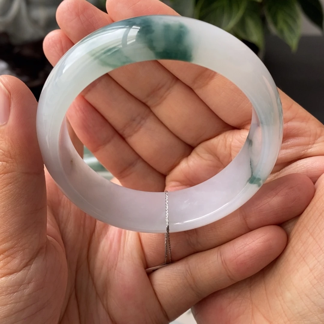 翡翠未镶嵌手镯天然
