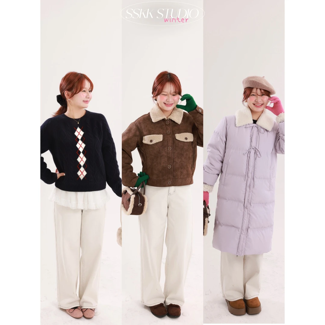 KMZY/KMZY山_山【城市漫步】微胖女装韩版秋冬感显瘦款明线牛仔裤女