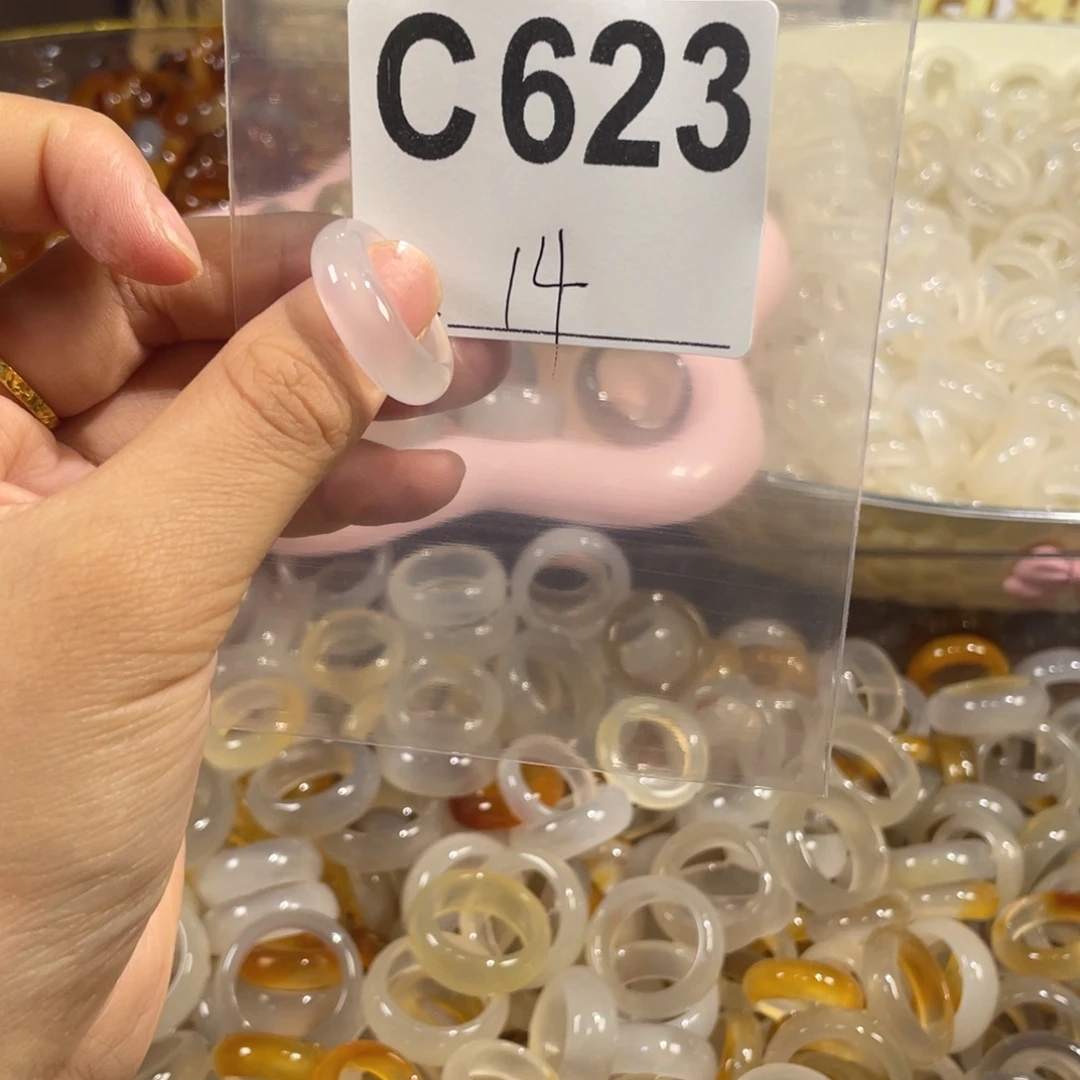 未镶嵌戒指玛瑙/玉髓623