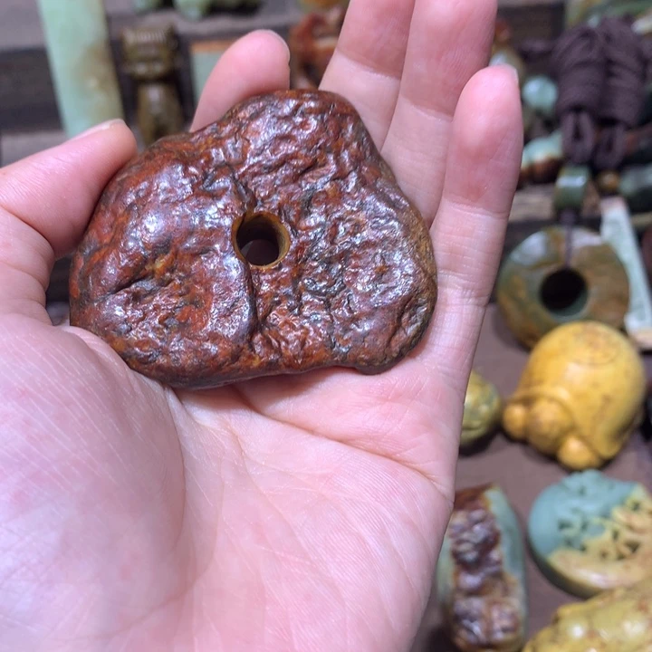 岫岩河磨玉（透闪石质玉）未镶嵌挂件